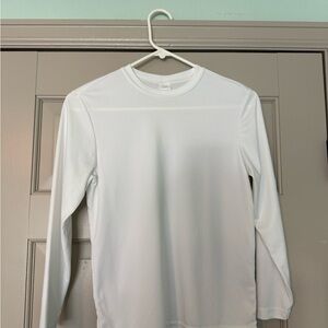 White Long Sleeve Men's Shirt